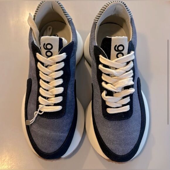 GOODNEWS KOOK SNEAKER IN NAVY, low-top runner US 9/7.5 EUR 40 Made in Portugal - Picture 4 of 14